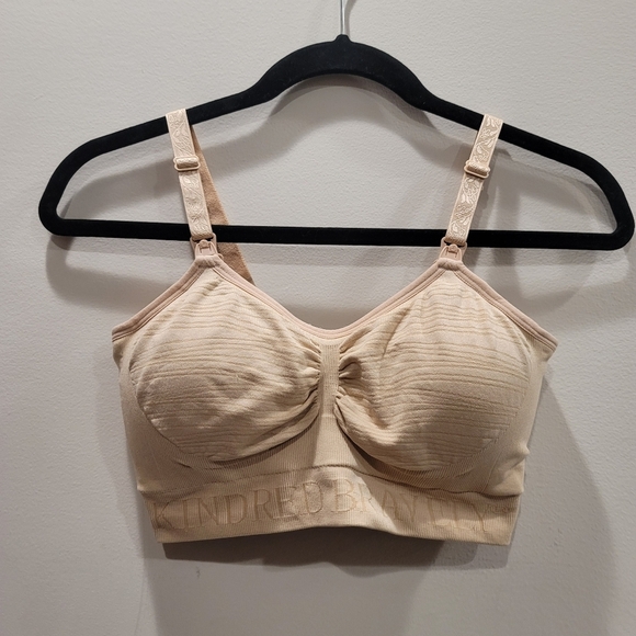 Kindred Bravely Sublime Beige Hands-Free Pumping & Nursing Maternity Bra - S - Picture 4 of 13